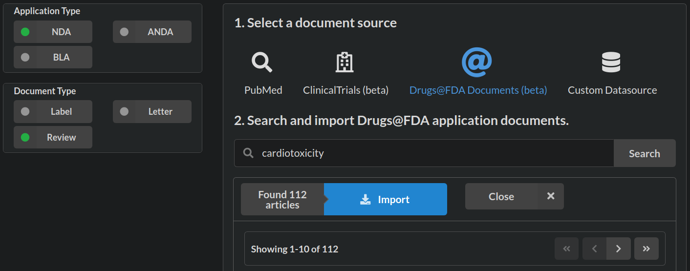 Creating a Drugs\@FDA source